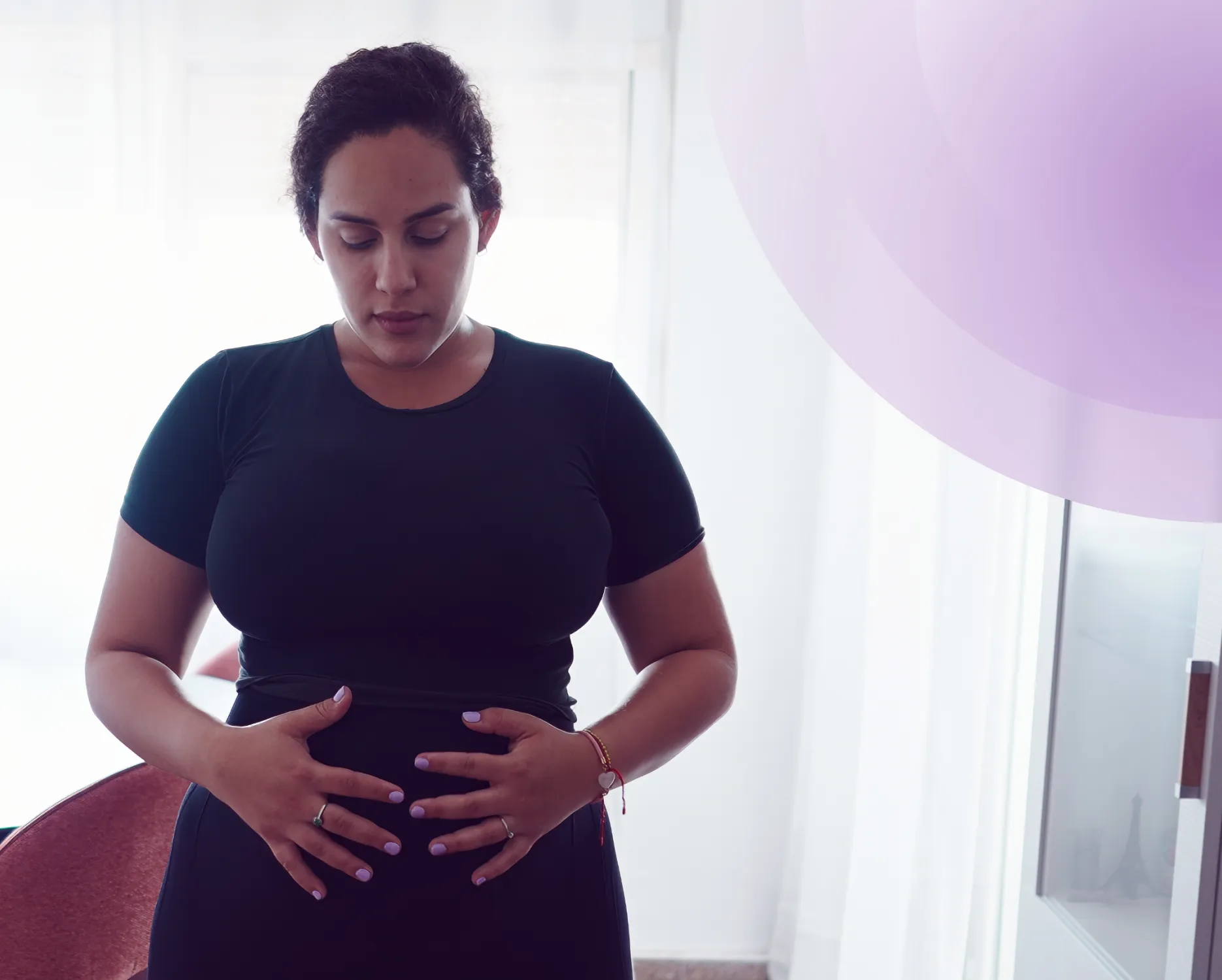 Consultant with a patient discussing endometriosis care